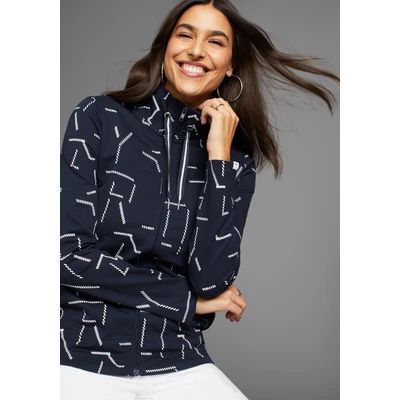 Abbildung von DELMAO Sweatjacke mit Allover Print NEUE KOLLEKTiON