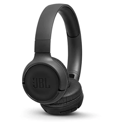 Abbildung von JBL Tune500BT On Ear Bluetooth Kopfhörer in Schwarz Faltbarer, kabelloser Ohrhörer mit integriertem Headset Musik Streaming bis zu 16 Stunden nur einer Akku Ladung