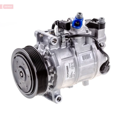 Abbildung von DENSO DCP02092 Kompressor 6SEU14C PAG 46 R 134a AUDI: A4 B8 Avant, Q5, Limousine