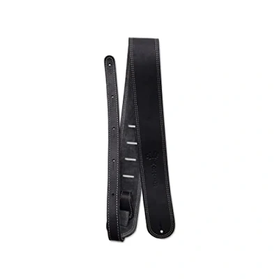 Abbildung von Martin 18A0013 Gitarrengurt aus Handschuhleder 2,5 Zoll / 6,35 cm schwarz