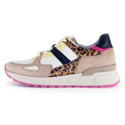 Abbildung von Gabor Comfort Sneaker low, Damen, Größe: 42, Latte/pink Schuhe