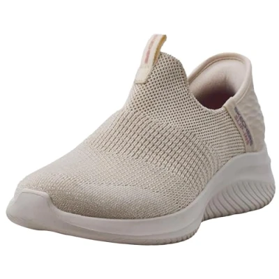 Abbildung von Skechers Slipper, Damen, Größe: 36, Beige Schuhe