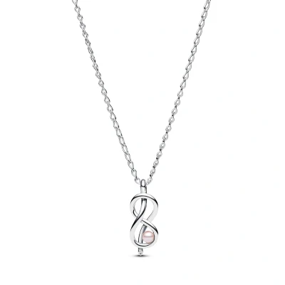 Abbildung von Pandora Damen Kette Silber/Rosa 393762C01 50