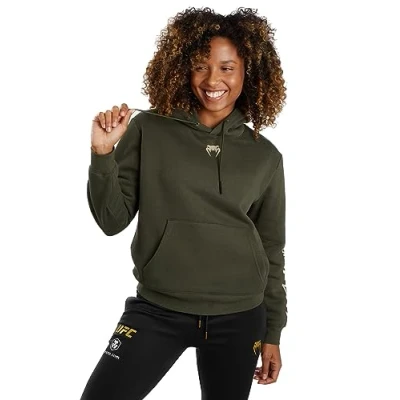 Abbildung von Venum UFC Adrenaline Damen Fight Week Pullover Hoodie Khaki S