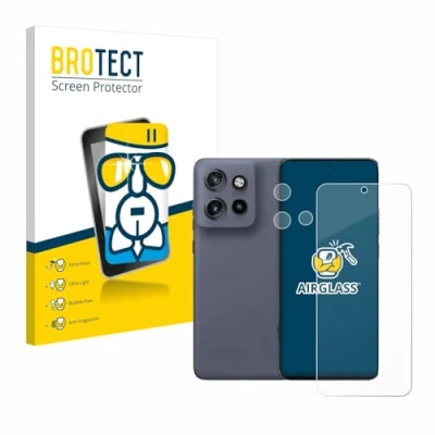 Abbildung von BROTECT Schutzglas für Motorola Edge 50 Neo (Display+Kamera) Schutzfolie Panzer Folie Glas [Extrem Kratzfest 9H, Anti Fingerprint, Ultra Transparent]