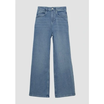 Abbildung von s.Oliver Glittereffect Flared Jeans für Kinder, Größe: 164xREG, Blau