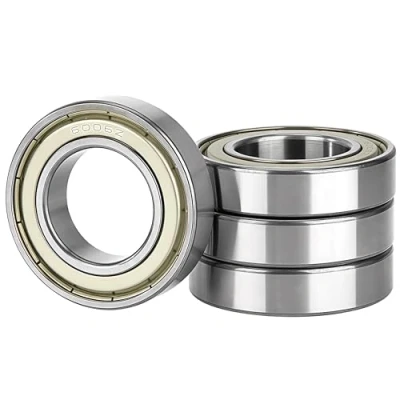 Abbildung von 4 Stück 6006ZZ Kugellager 30x55x13mm Chromstahl und Vorgeschmiert Rillenkugellager, 6006Z Doppelte Metalldichtung mit Dichtungen Schilde für DIY, Skateboards, Drehbänke, Motoren