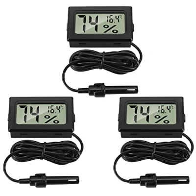 Abbildung von Thlevel Mini LCD Digital Thermometer Hygrometer Temperatur Luftfeuchtigkeit Tester mit externem Sensor