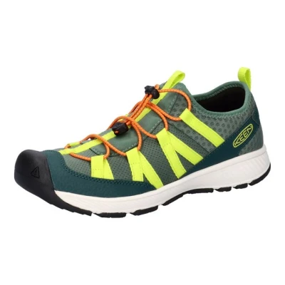 Abbildung von Keen Motozoa Unisex Hikingschuh für Kinder, Größe: 37, Green Lederimitat/textil