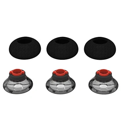 Abbildung von Wiki VALLEY Eartips für Plantronics Voyager 5200/5200 Office Series/5200 UC, 3 Pack Schaumstoffhülle &amp; Ohrhörergel Ohrhörer Mittel