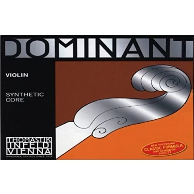 Abbildung von Thomastik Einzelsaite für 4/4 Violine Dominant E Saite Chromstahl blank, stark, Schlinge