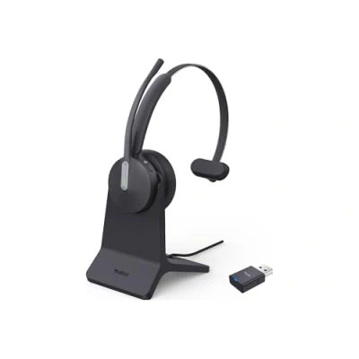 Abbildung von Yealink Network Headset WH64 Hybrid Mono Teams inkl. Ladeständ