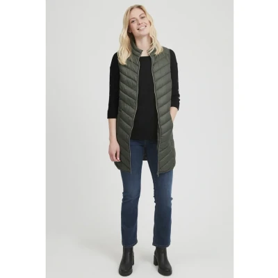 Abbildung von Fransa Frbapadding 4 Outerwear Weste, Damen, Größe: Small, Hedge