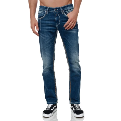 Abbildung von Rusty Neal NEW YORK Jeans Slim Fit, Herren, Größe: 29x32, Dunkel blau