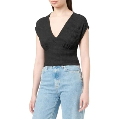 Abbildung von ONLY Onlastrid Tshirt basic, Damen, Größe: Medium, Black