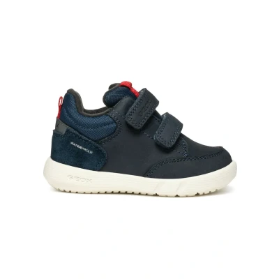 Abbildung von Geox B Hyroo WPF Lauflernschuh für Kinder, Größe: 27, Navy red Schuhe
