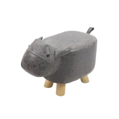 Abbildung von HTI Living Kinderhocker Enrik Nilpferd (Stück, 1 St., Hocker), Tierhocker Sitzhocker