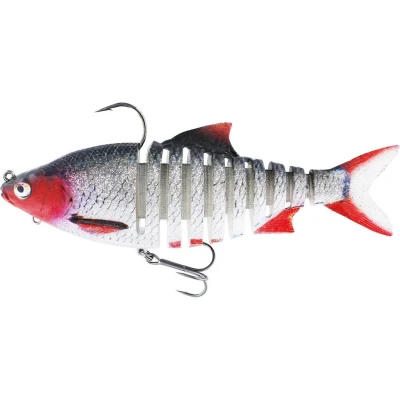 Abbildung von Westin Ricky The Roach Multi Jointed R2F 18cm (83g) Sinking Swimbait Redlight Gummifisch