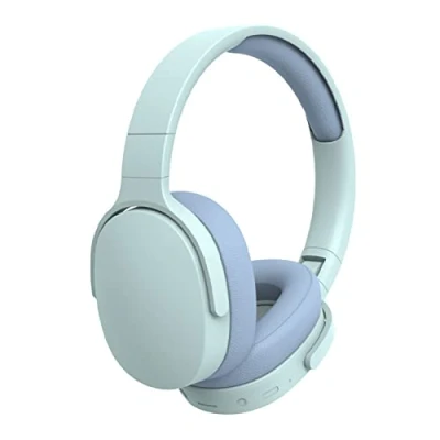 Abbildung von Kabellose Bluetooth Kopfhörer, HiFi faltbar, intelligente Rauschunterdrückung, verstellbar, kabelloses Headset mit Mikrofon, kompatibel, 5.1 Stereo Over Ear Kopfhörer für Sport,