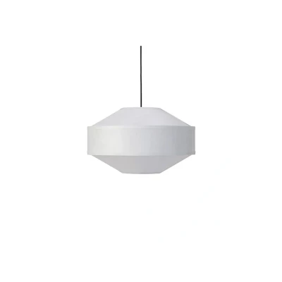 Abbildung von New Works Hängeleuchte Kite, Ø 55 cm, weiß, 3 flammig, Vlies