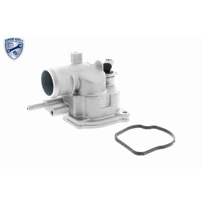Abbildung von VEMO EXPERT KITS + V30 99 0100 Kühlwasserthermostat 87 mit Dichtung Sensor Metallgehäuse MERCEDES BENZ: C Klasse Limousine, Viano