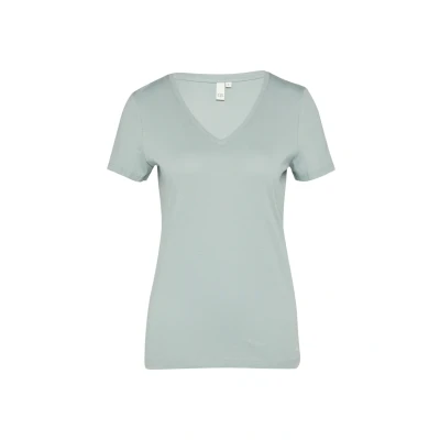Abbildung von QS Tshirt basic, Damen, Größe: Small, Salbeigrün
