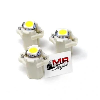 Abbildung von MR Style Set Aufkleber und 3x high Power LED Tachobeleuchtung (pink) kompatibel mit VW Golf 2 1983 1992, Instrumentenbeleuchtung Umbauset