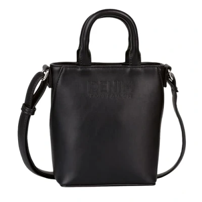 Abbildung von TOM TAILOR Denim Heidy Damen Shopper Umhängetasche Klein Schwarz