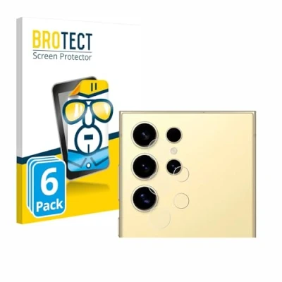 Abbildung von BROTECT (6 Stück Schutzfolie für Samsung Galaxy S24 Ultra (NUR Kameraschutz) Displayschutz Folie Klar