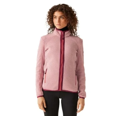 Abbildung von Regatta Damen Womens Elzie Full Zip Jacket Fleece mit durchgehendem Reißverschluss, rot, 42