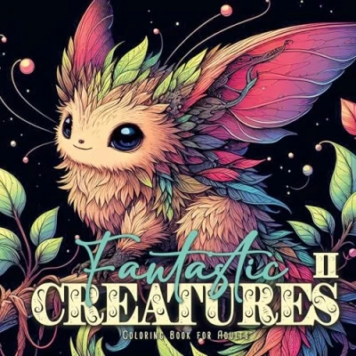 Abbildung von Fantastische Kreaturen Malbuch für Erwachsene 2: Fantasie Fantasy Monster Graustufen Ausmalbuch ... (Fantastic Creatures Coloring Books, Band 2)