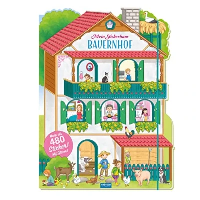 Abbildung von Trötsch Stickerbuch Bauernhof Stickerhaus: Beschäftigungbuch