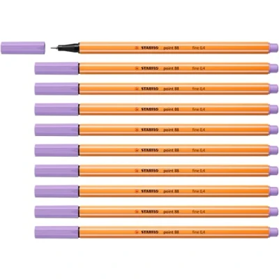 Abbildung von Fineliner STABILO point 88 10er Pack flieder