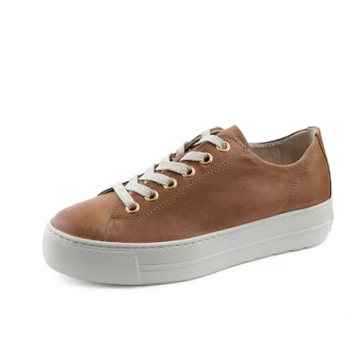 Abbildung von Paul Green Sneaker low, Damen, Größe: 42.5, Cognac Schuhe
