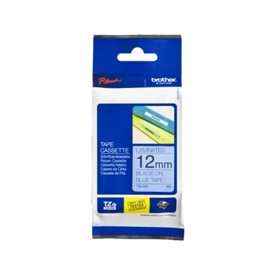 Abbildung von Brother TZe 531 (12 mm) Schwarz bis blau Tape