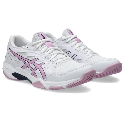 Abbildung von Asics Gelrocket 11 Volleyballschuh, Damen, Größe: 37.5, White/light ube Schuhe
