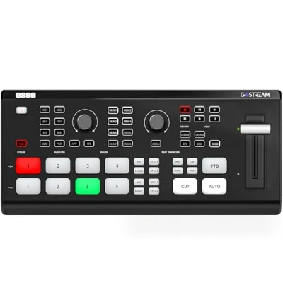 Abbildung von Osee GoStream Deck HDMI Pro Live Streaming Multi Kamera Video Mixer Umschalter Switcher mit aktualisierbarem NDI