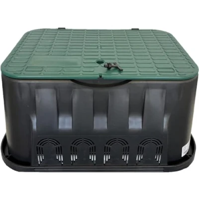 Abbildung von UZMAN 14&quot; Jumbo Ventilbox Ventilkasten 630x485x295mm Robuster Wasserschacht für Gartenbewässerung, Bewässerungssysteme, Ventilschacht &amp; unterirdische Installation.