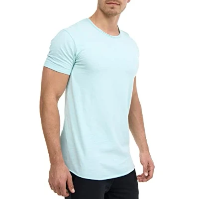 Abbildung von Indicode Jeans Wilbur Tshirt print, Herren, Größe: Small, Palace blue