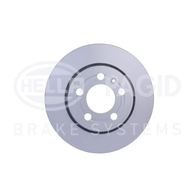 Abbildung von HELLA PRO High Carbon 8DD 355 127 451 Bremsscheibe 256 22 05/06 100 außenbelüftet beschichtet hochgekohlt ohne Radbefestigungsbolzen, Radnabe