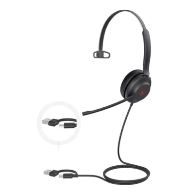 Abbildung von Yealink Headset UH37 Mono UC USB C/A