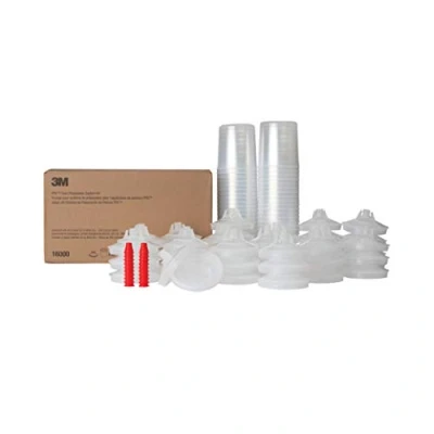 Abbildung von 3M PPS (Original Serie) Farbspritzpistole, Deckel und Liner Kit, 16000, Standard, 625 ml, 200 Mikron Filter, Verwendung mit Lackierpistole für Autos, Möbel, Zuhause, 50 Einwegdeckel einlagen, 20