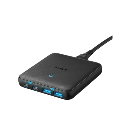 Abbildung von Anker USB C Ladegerät, 543 (65W II) PIQ 3.0 &amp; GaN 4 Port Netzteil, Dünnes Design, Zwei Anschlüsse (45W Max), iPad Ladegerät für MacBook, Laptop, Pro, iPhone 16/15