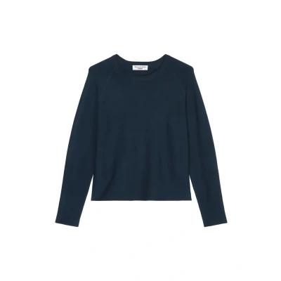 Abbildung von Marc O&#039;Polo Denim MINI Structure Strickpullover, Damen, Größe: XS, Navy teal