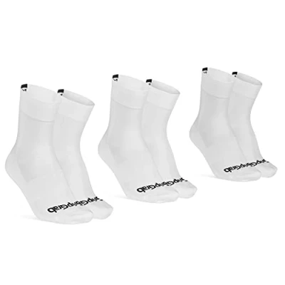 Abbildung von GripGrab Lightweight SL Performance Sommer Radsport Socken 1er und 3er Pack Eyecatching 2 Längen Radsocken Lang Kurz