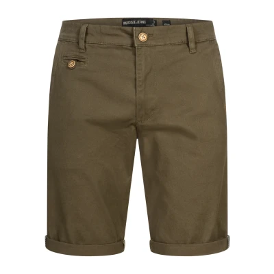 Abbildung von Indicode Jeans Casual FIT Shorts, Herren, Größe: Small, Grün army