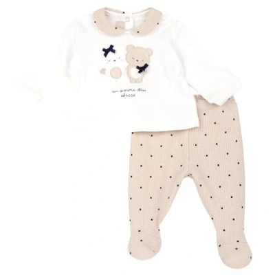 Abbildung von Chicco, Coprifasce e ghettina in ciniglia, Baby Unisex, Beigefarben (2), 1M, Entworfen Italien