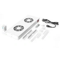 Abbildung von DIGITUS Lüftereinheit 19&quot; 1HE Rack oder Dachmontage Für VarioFLEX Schränke 2x Lüfter Thermostat Grau