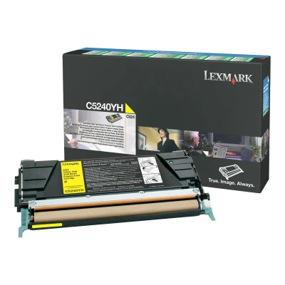 Abbildung von Lexmark C5240YH Gelb Toner Hohe Kapazität