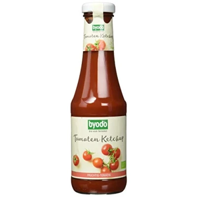 Abbildung von Byodo Bio Tomaten Ketchup, 2er Pack (2 x 500 ml) 100% Qualität Italienische Tomaten, Fruchtig und Natürlich, Ohne Zusatzstoffe, Ideal für Grill &amp; Pommes, Vegan